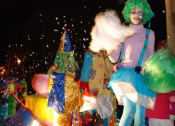 fiesta carnaval animadora disfraz carroza